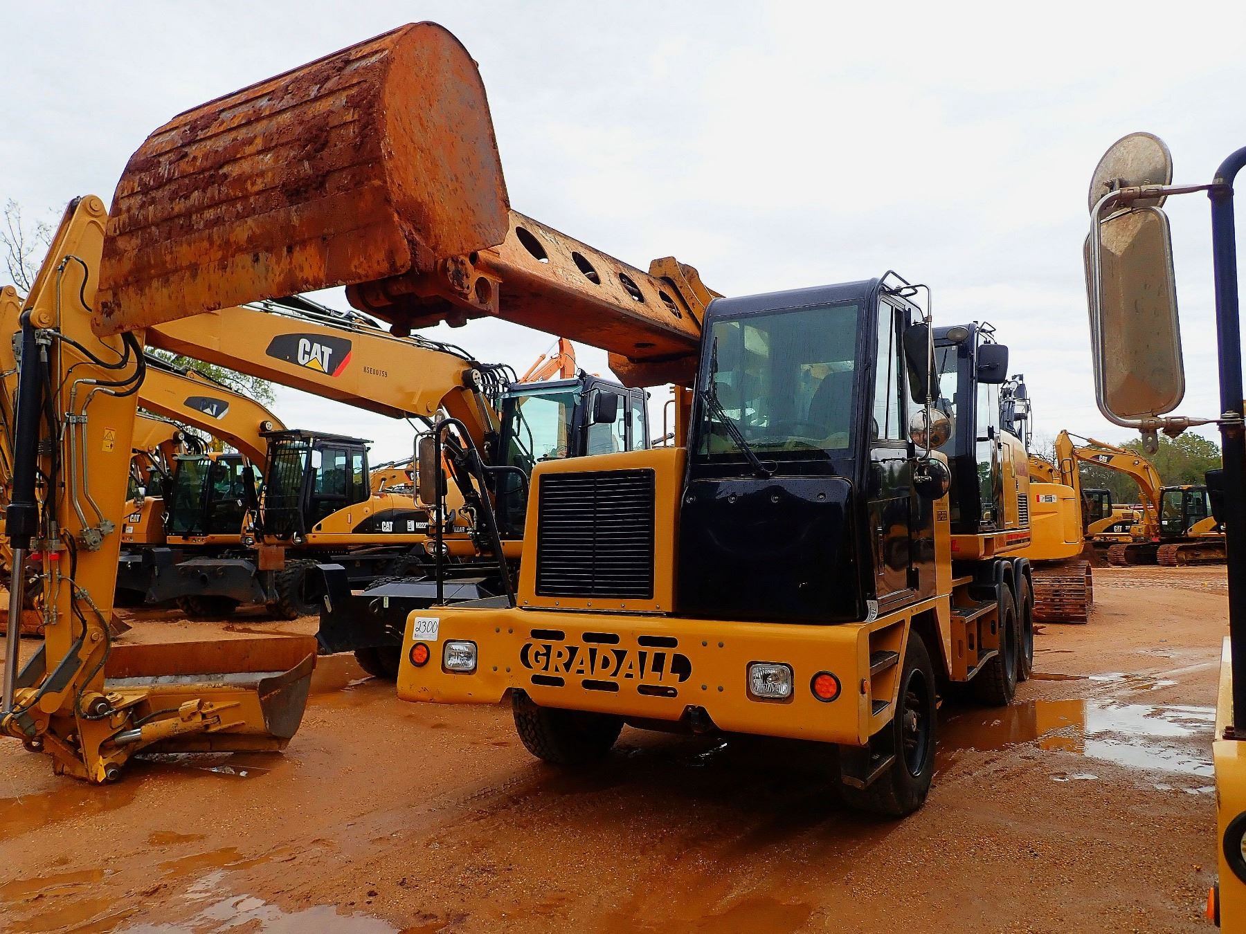 2014 GRADALL XL4100 IV WHEELED EXCAVATOR, VIN/SN:4150637 - RUBBER TIRE ...