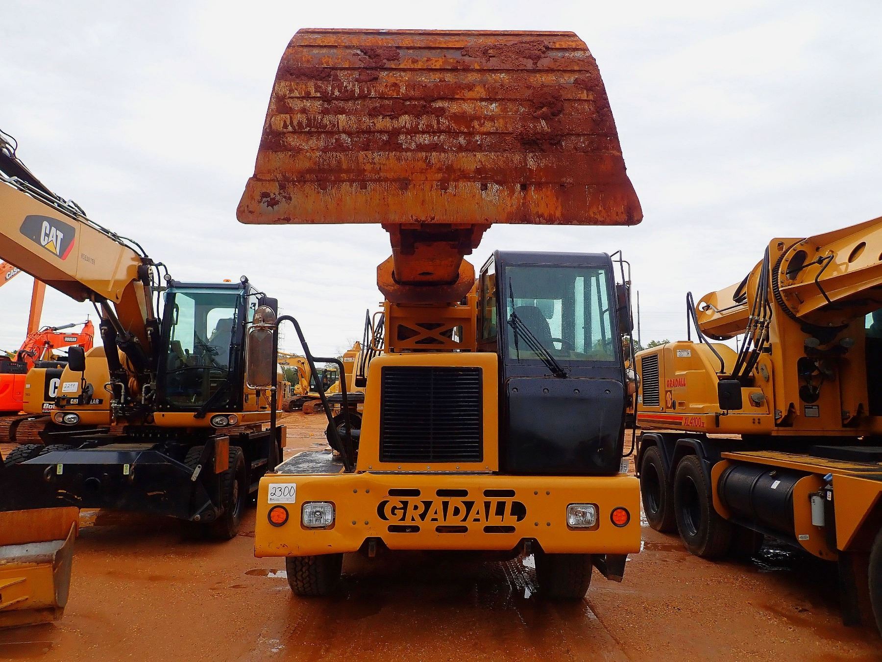 2014 GRADALL XL4100 IV WHEELED EXCAVATOR, VIN/SN:4150637 - RUBBER TIRE ...