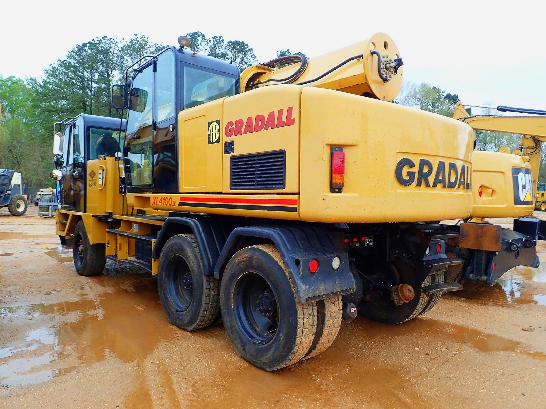 2014 GRADALL XL4100 IV WHEELED EXCAVATOR, VIN/SN:4150637 - RUBBER TIRE ...
