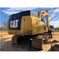 2016 CAT 349FL HYDRAULIC EXCAVATOR, VIN/SN:HPD00699 - 16' STICK, 72" BUCKET, CAMERA, CAB, A/C, METER