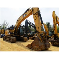 2012 CAT 349EL HYDRAULIC EXCAVATOR, VIN/SN:TFG00491 - 13' STICK, 72" BUCKET, CAB, A/C, METER READING