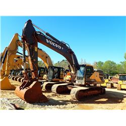 2015 VOLVO EC380EL HYDRAULIC EXCAVATOR, VIN/SN:310139 - 11' STICK, 68" BUCKET, AUX HYD, CAB, A/C, ME