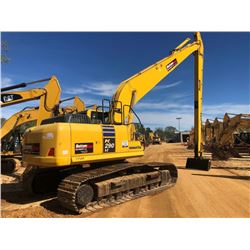 2014 KOMATSU PC290LC-10 LONG REACH HYDRAULIC EXCAVATOR, VIN/SN:A25752 - 60' YOUNG REACH BOOM, 58" BU