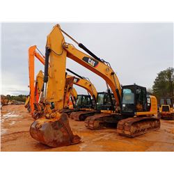 2013 CAT 324EL EXCAVATOR, VIN/SN:PNW00769 - 10' STICK, 54" BUCKET, THUMB, CAB, A/C, METER READING 5,