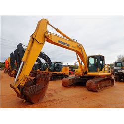 2010 KOMATSU PC220LC-8 HYDRAULIC EXCAVATOR, VIN/SN:A88904 - 10' STICK, 48" BUCKET, CAB, A/C, METER R