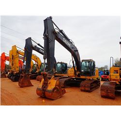 2015 JOHN DEERE 210G LC HYDRAULIC EXCAVATOR, VIN/SN:523539 - 9' STICK, 48" BUCKET, CAB, A/C, METER R