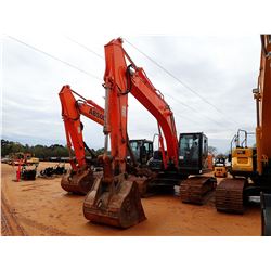 2015 HITACHI ZX210LC-5N HYDRAULIC EXCAVATOR, VIN/SN:330731 - 10' STICK, 48" BUCKET, THUMB, AUX HYD, 