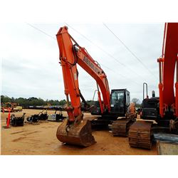 2014 HITACHI ZX210LC-5N HYDRAULIC EXCAVATOR, VIN/SN:330462 - 9' 6" STICK, 48" BUCKET, THUMB, AUX HYD