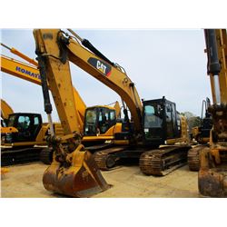 2012 CAT 320EL HYDRAULIC EXCAVATOR, VIN/SN:WBK01252 - 9' STICK, 48" BUCKET, CAB, A/C, METER READING 
