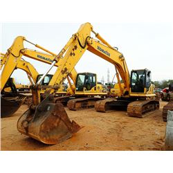 2006 KOMATSU PC200LC-8 HYDRAULIC EXCAVATOR, VIN/SN:C60033 - 11' STICK, 48" BUCKET, CAB, A/C, METER R