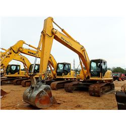 2004 KOMATSU PC200LC-7 HYDRAULIC EXCAVATOR, VIN/SN:C50195 - 10' STICK, 48" BUCKET CAB, A/C