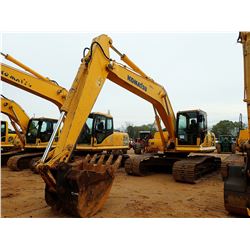 2008 KOMATSU PC200LC-8 HYDRAULIC EXCAVATOR, VIN/SN:A88830 - 9' 6" STICK, 48" BUCKET, CAB, A/C, METER