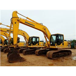 2007 KOMATSU PC200LC-8 HYDRAULIC EXCAVATOR, VIN/SN:C60842 - 9' 6" STICK, 48" BUCKET, CAB, A/C, METER