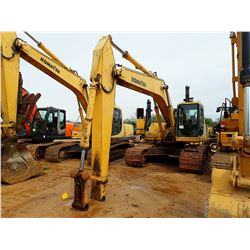 KOMATSU PC200LC-6L HYDRAULIC EXCAVATOR, VIN/SN:A80108 - 10' STICK, 40" BUCKET, CAB, A/C, METER READI