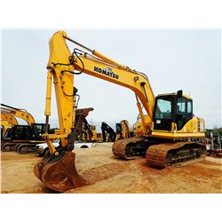 2008 KOMATSU PC160LC-7 HYDRAULIC EXCAVATOR, VIN/SN:K45252 - 9' STICK, 48" BUCKET, HYDRAULIC THUMB, A