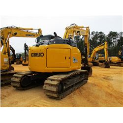 KOBELCO SK140SRLC HYDRAULIC EXCCAVATOR, VIN/SN:YH08-11605 - 9' STICK, 36" BUCKET, HYD THUMB, RUBBER 