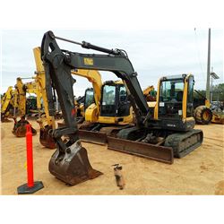 2012 VOLVO ECR88 MIDI EXCAVATOR, VIN/SN:0015911 - 7' STICK, 28" BUCKET, AUX HYD, BLADE, RUBBER TRACK