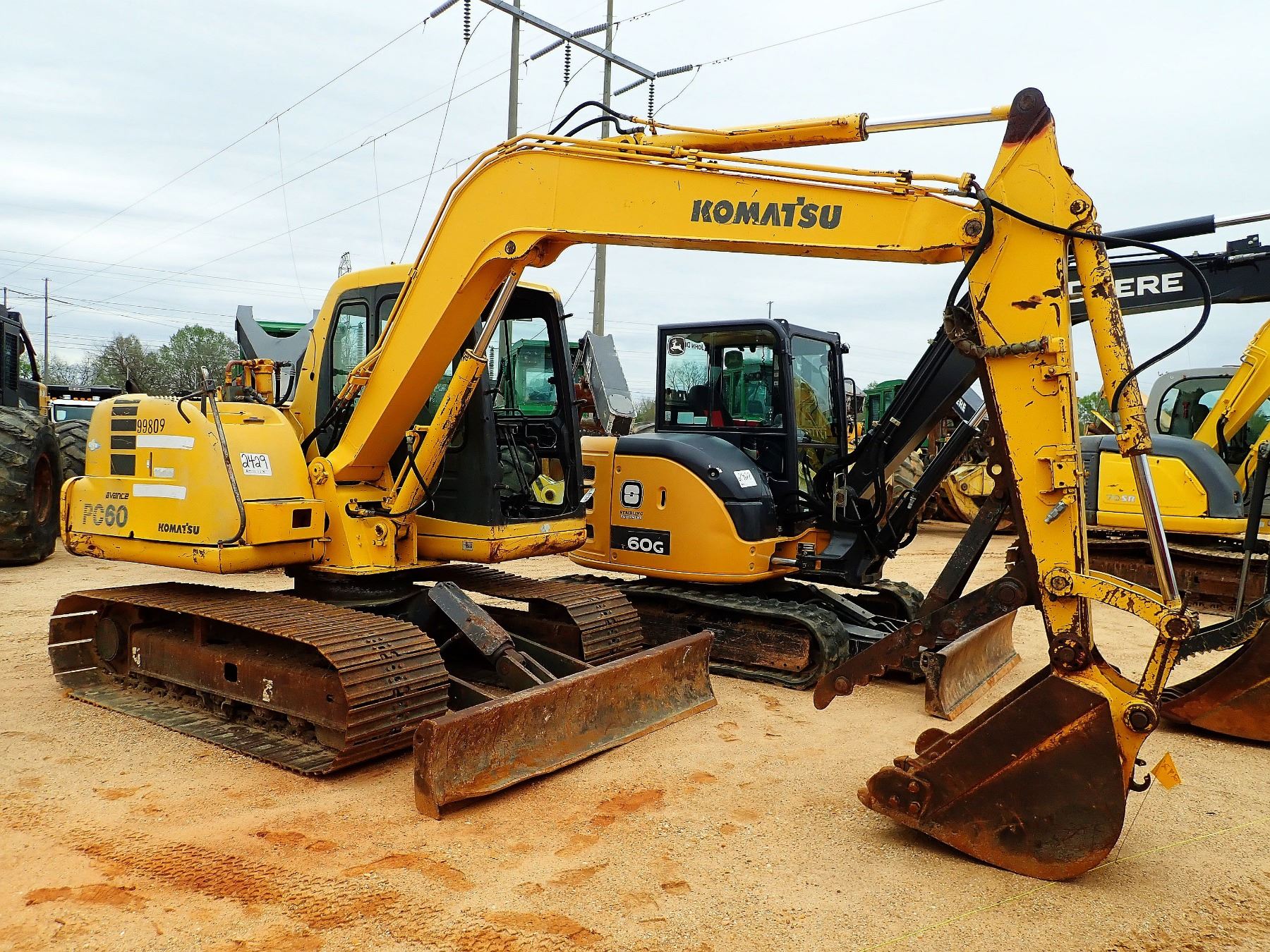 Pc60 KOMATSU PC60-7 MIDI EXCAVATOR, VIN/SN:56233 - 5' STICK, 30