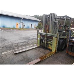 2000 ALLIS CHAMBERS 25522-61 FORKLIFT, VIN/SN:820851 - 10,000# CAPACITY, TRIPLE STAGE MAST, CANOPY (
