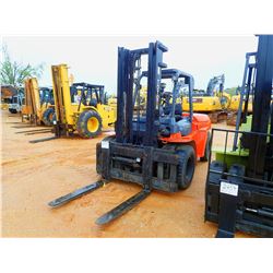 TOYOTA 7FDU80 FORKLIFT, VIN/SN:60094 - DIESEL, 8000LB CAPACITY, 2 STATE, MAST, CANOPY