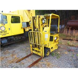 YALE FORKLIFT, VIN/SN:388749 - TRIPLE STAGE MAST, CANOPY (COUNTY OWNED) (SELLING OFFSITE, LOCATED AT