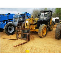 2005 CAT TH350B TELESCOPIC FORKLIFT, VIN/SN:SLD01146 - 5,500LB CAPACITY, 24'-4" REACH, CANOPY, METER