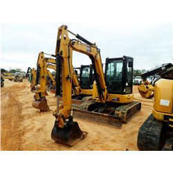 2016 CAT 305E2 CR MINI EXCAVATOR, VIN/SN:H5M01298 - 6' STICK, 22" BUCKET, AUX HYD, BLADE, RUBBER TRA
