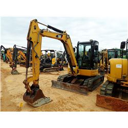2011 CAT 305D CR MINI EXCAVATOR, VIN/SN:XER00572 - 6' STICK, 24" BUCKET, AUX HYD, BLADE, RUBBER TRAC