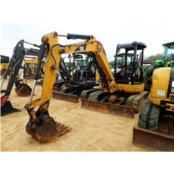 2006 CAT 304CR MINI EXCAVATOR, VIN/SN:NAD04307 - 5' STICK, 24" BUCKET, AUX HYD BLADE, RUBBER TRACKS,