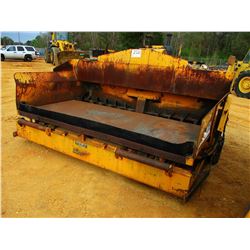 LEEBOY 700S ASPHALT PAVER, VIN/SN:1243 - 8' SCREED, WHEEL TYPE, METER READING 607 HOURS (COUNTY OWNE