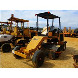 WALDON SWEEP MASTER BROOM, VIN/SN:23165 - 8' BROOM, CANOPY, METER READING 3,792 HOURS