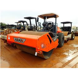 2016 HAMM H11IX ROLLER, VIN/SN:H2100715 - 84" SMOOTH DRUM, CANOPY, METER READING 129 HOURS