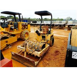2000 BOMAG BW124PDB ROLLER, VIN/SN:109A21902144 - VIBRATORY, 48" PADFOOT DRUM, BLADE, CANOPY, METER 