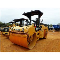 2008 CAT CB-534D ROLLER, VIN/SN:EAA00626 - TANDEM, 78" DRUMS, VIBRATORY, CANOPY, METER READING 5,672