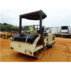 2007 INGERSOLL-RAND DD-90HF ROLLER, VIN/SN:189985 - TANDEM, 66" SMOOTH DRUM, CANOPY, METER READING 3