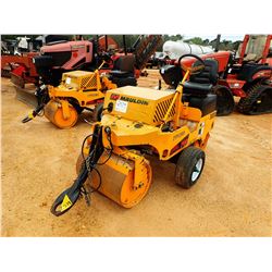 2015 MAULDIN 3000 ROLLER, VIN/SN:2YP02810 - TOW PACKAGE, VIBRATORY, 28" FRONT DRUM, 34" REAR DRUM, M
