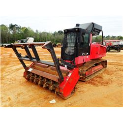 2006 FECON FTX130-FM MULCHER, VIN/SN:0260406 - CRAWLER, FECON MULCHING HEAD, CAB, WINCH, A/C, METER 