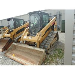 2017 CAT 299D2 SKID STEER LOADER, VIN/SN:FD202438 - HIGH FLOW XPS, 2 SPEED, BUCKET, CAB, A/C, METER 