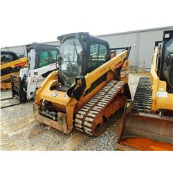 2014 CAT 299D SKID STEER LOADER, VIN/SN:GTC00673 - CRAWLER, HIGH FLOW XPS, 2 SPEED, CAB, A/C, METER 