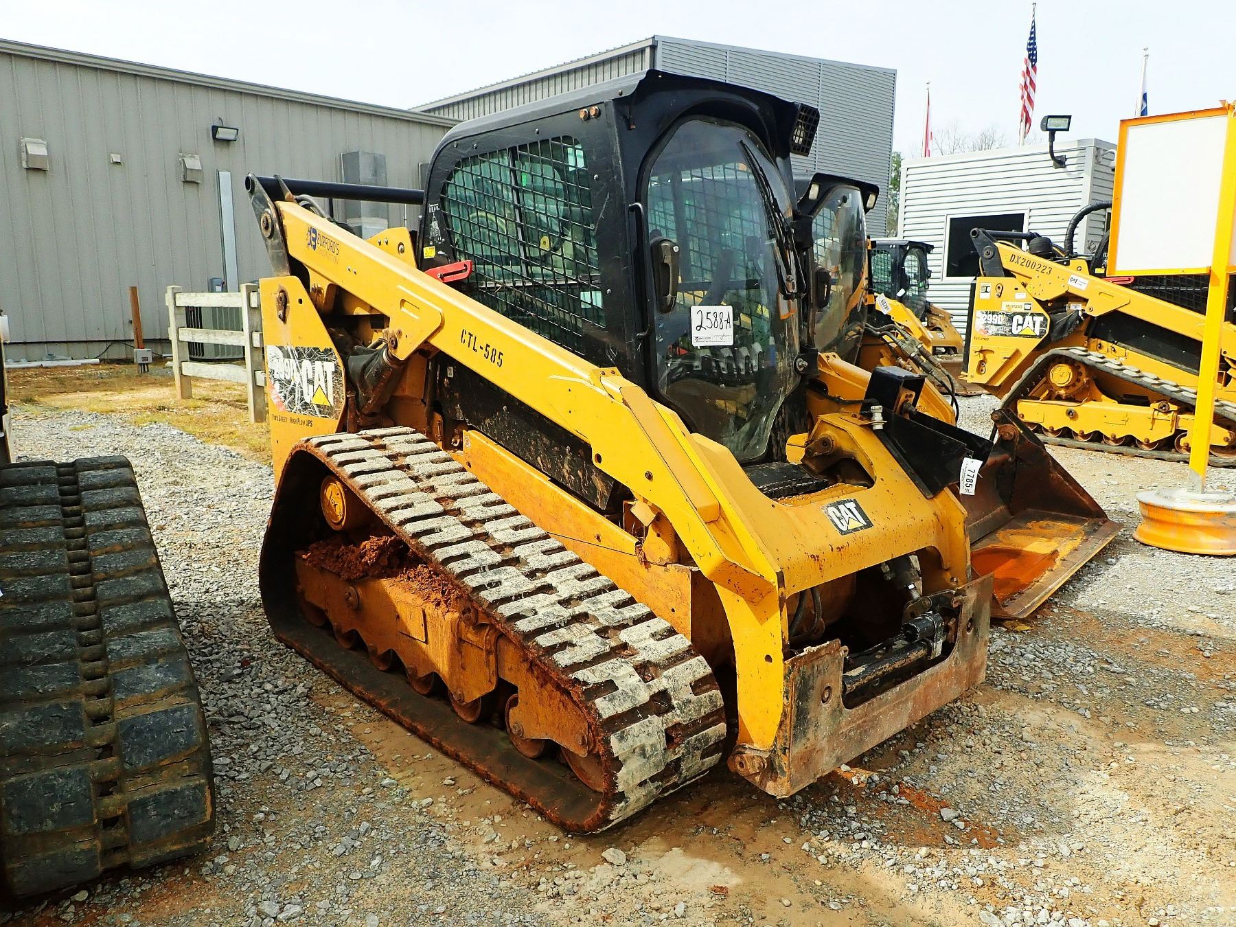 2014 CAT 299D SKID STEER LOADER, VIN/SNGTC00673 CRAWLER, HIGH FLOW
