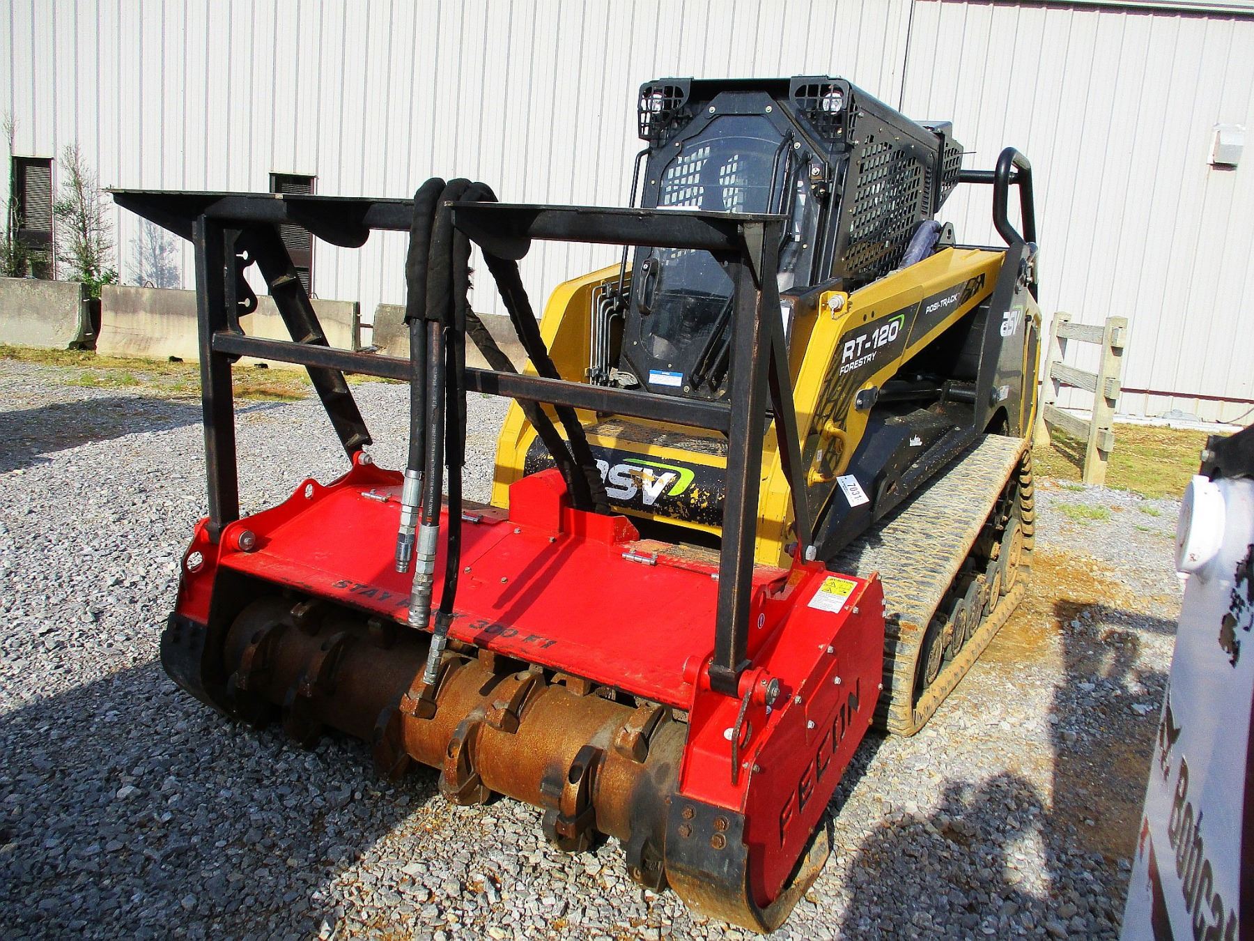 2017 ASV RT-120 SKID STEER LOADER, VIN/SN:CHDF01092 - FORESTRY PACKAGE ...