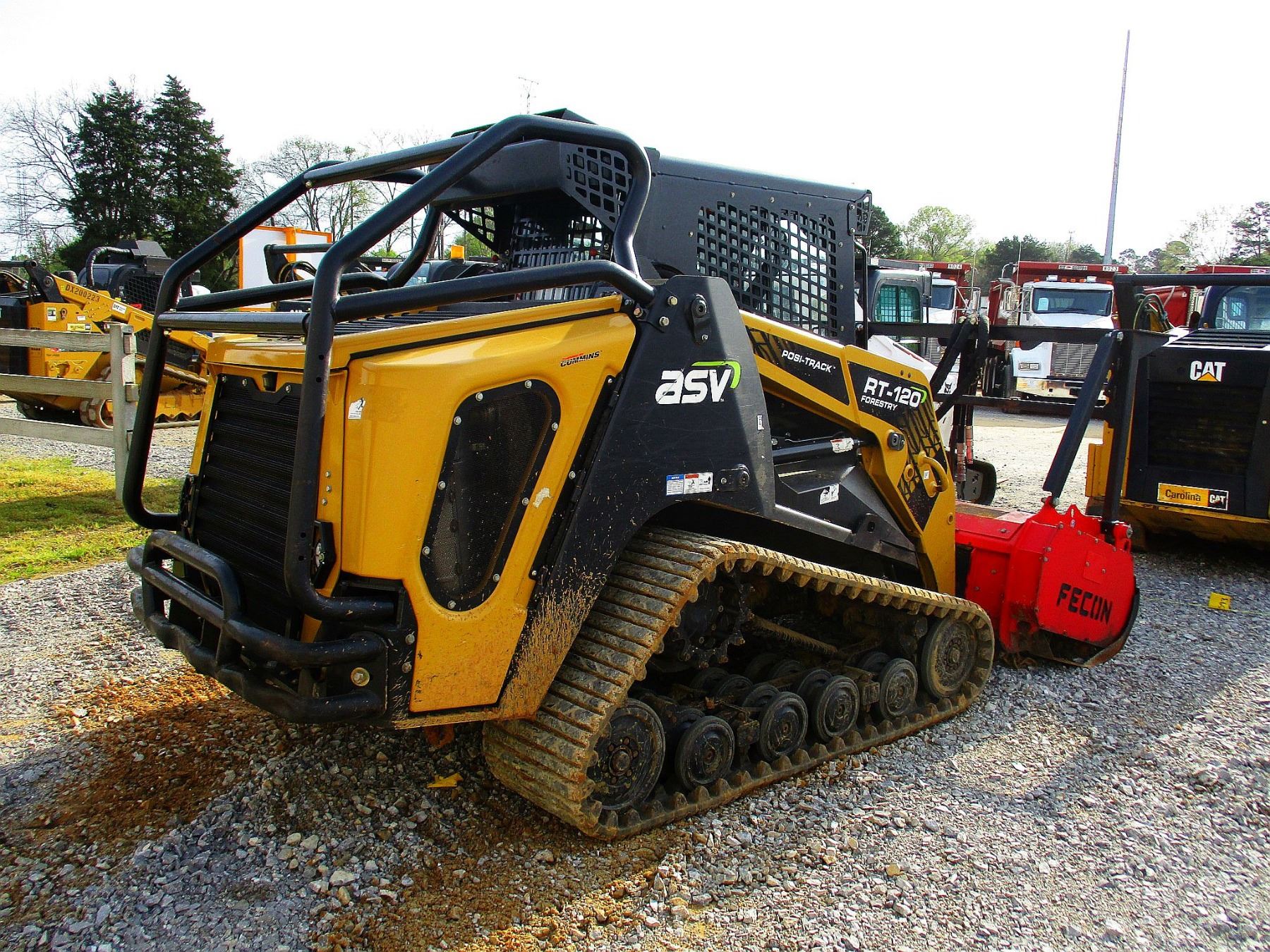 2017 ASV RT-120 SKID STEER LOADER, VIN/SN:CHDF01092 - FORESTRY PACKAGE ...