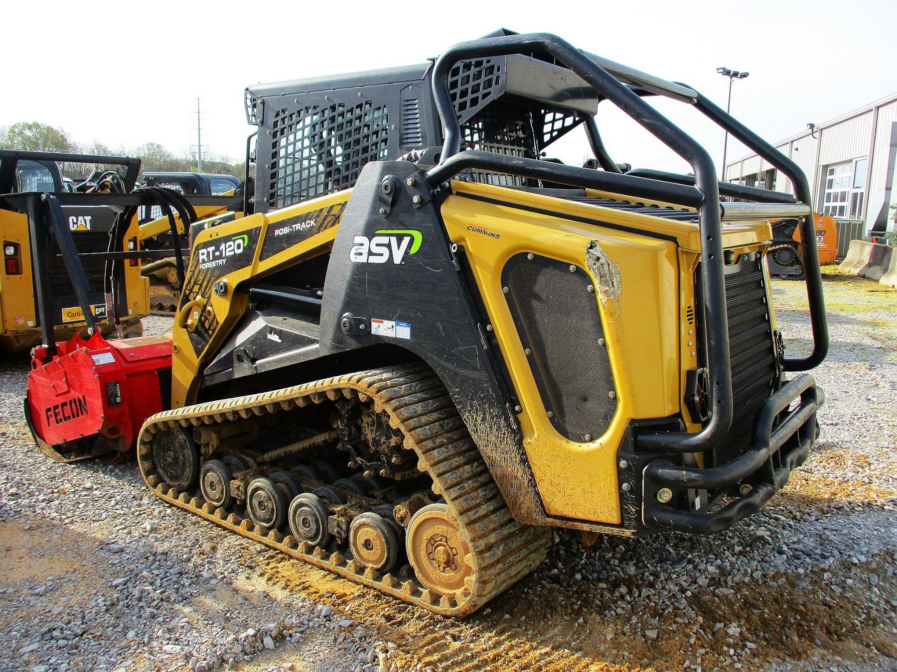 2017 ASV RT-120 SKID STEER LOADER, VIN/SN:CHDF01092 - FORESTRY PACKAGE ...