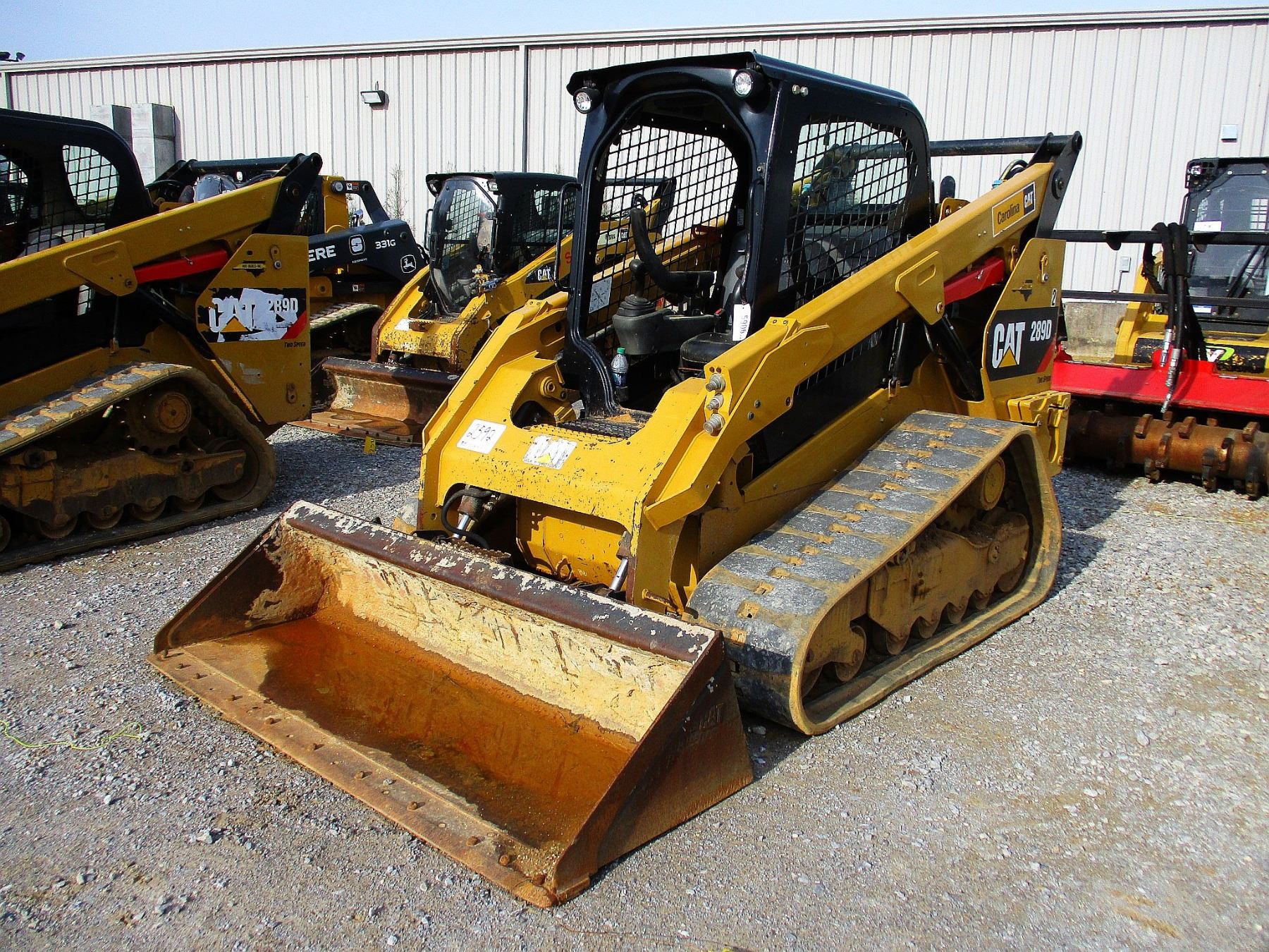 2016 CAT 289D SKID STEER LOADER, VIN/SNTAW05669 CRAWLER, BUCKET, TWO