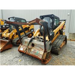2014 CAT 289D SKID STEER LOADER, VIN/SN:TAW01773 - CRAWLER, HIGH FLOW XP5, TWO SPEED, FAE MULCHING H