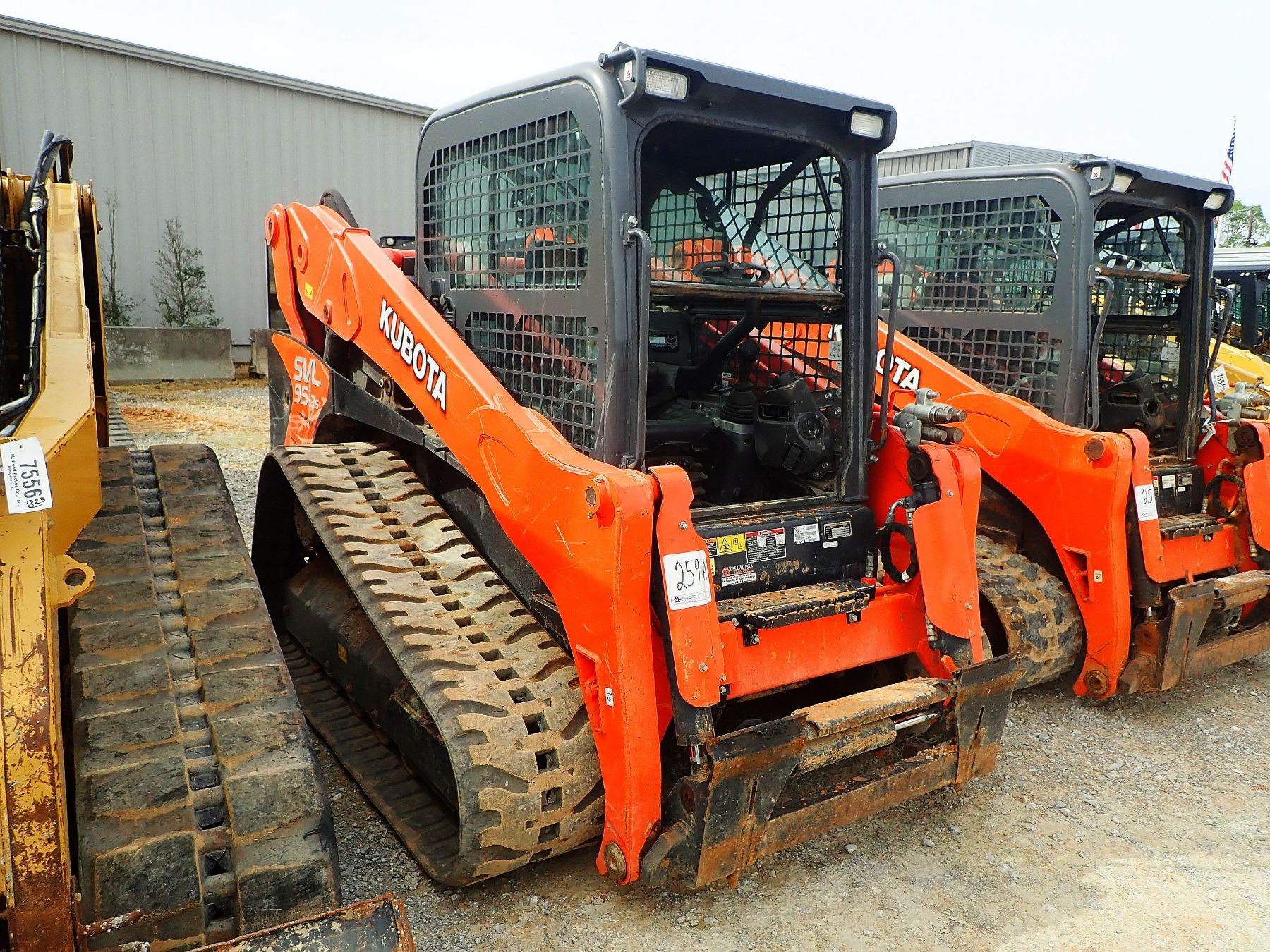 2017 KUBOTA SVL952S SKID STEER LOADER, VIN/SN36457 CRAWLER, CAB, A
