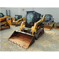 2017 ASV VT70 SKID STEER LOADER, VIN/SN:JHD500942 - CRAWLER, BUCKET, CAB, A/C, METER READING 282 HOU