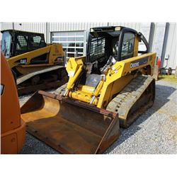 2008 JOHN DEERE CT332 SKID STEER LOADER, VIN/SN:160405 - CRAWLER, BUCKET, CAB, A/C, METER READING 2,
