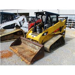 2010 CAT 257B3 SKID STEER LOADER, VIN/SN:B7H00344 - CRAWLER, BUCKET, CANOPY, METER READING 1,327 HOU