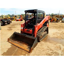 2013 KUBOTA SVL75 SKID STEER LOADER, VIN/SN:14828 - BUCKET, CANOPY, METER READING 1,442 HOURS